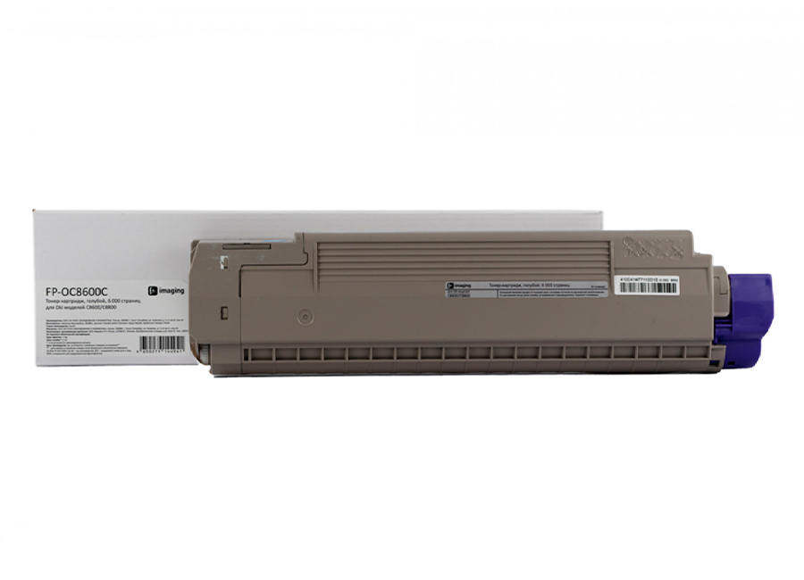 Картридж с тонером Fplus FP-OC8600C, голубой, 6000 стр.