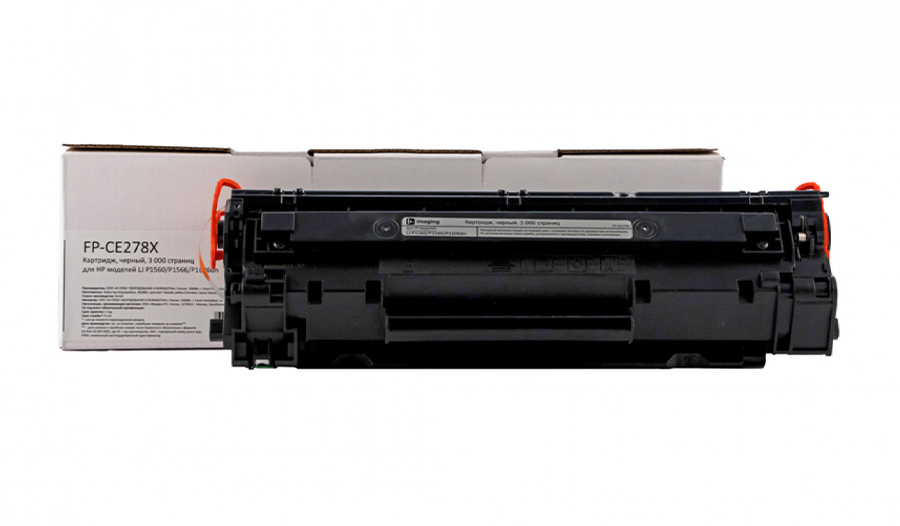 Картридж F+ Imaging FP-CE278X, черный, 3000 стр.