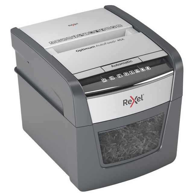 Шредер (уничтожитель) Rexel Optimum Auto 45X (4x28мм)