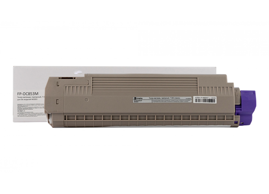 Картридж с тонером Fplus FP-OC853M, пурпурный, 7300 стр.