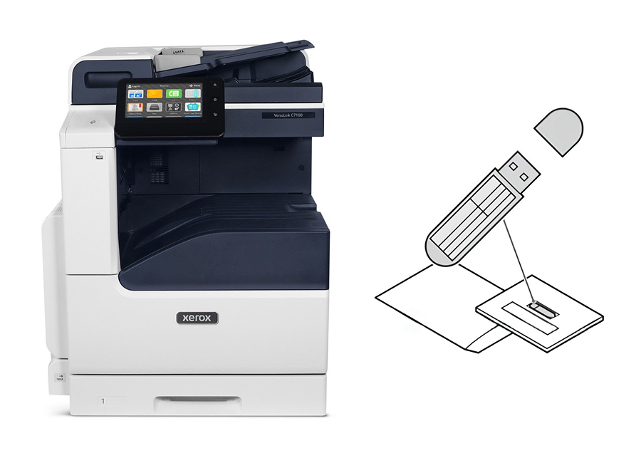 МФУ Комплект: Базовый модуль МФУ Xerox Versalink C7120/C7125/C7130 с комплектом инициализации VersaLink C7125 (097S05202)