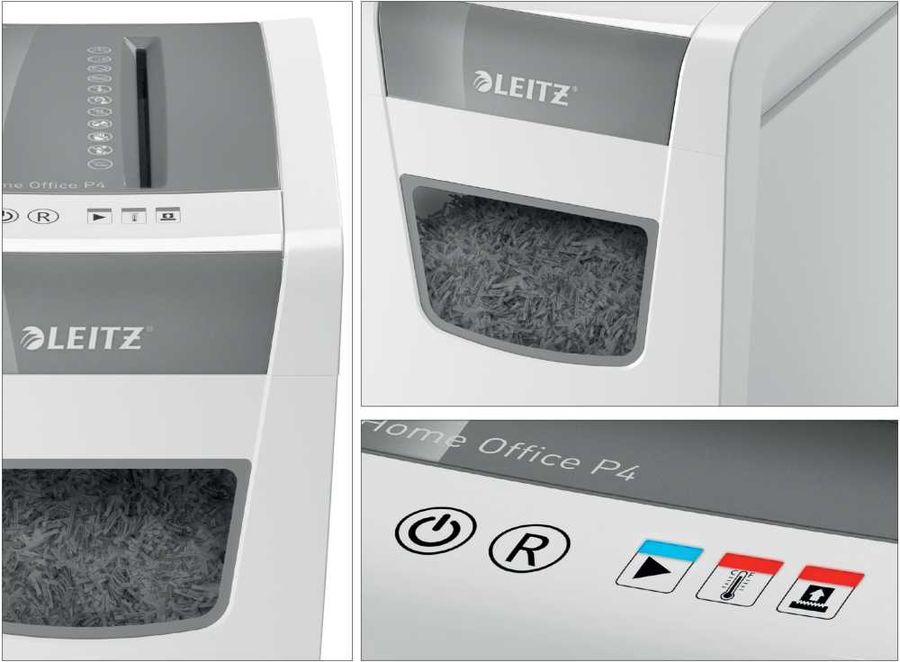 Шредер (уничтожитель) Leitz IQ Home Office Slim (4х28 мм)