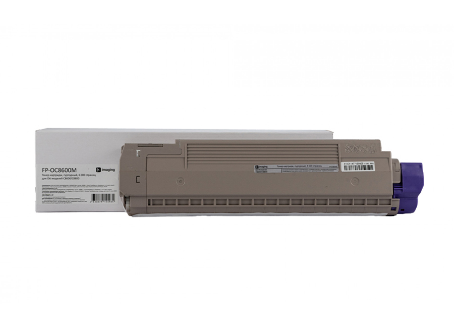 Картридж с тонером Fplus FP-OC8600M, пурпурный, 6000 стр.