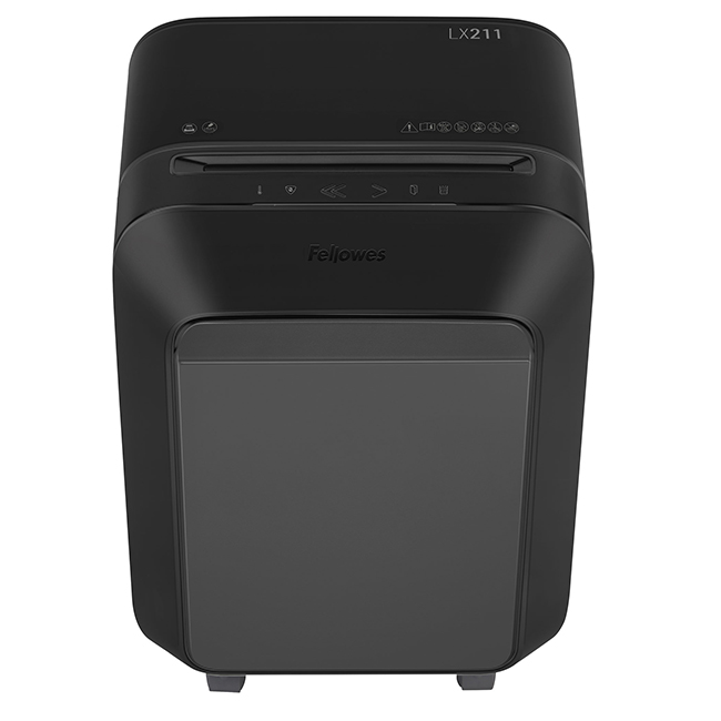 Шредер (уничтожитель) Fellowes Powershred LX211 (2x12 мм) черный