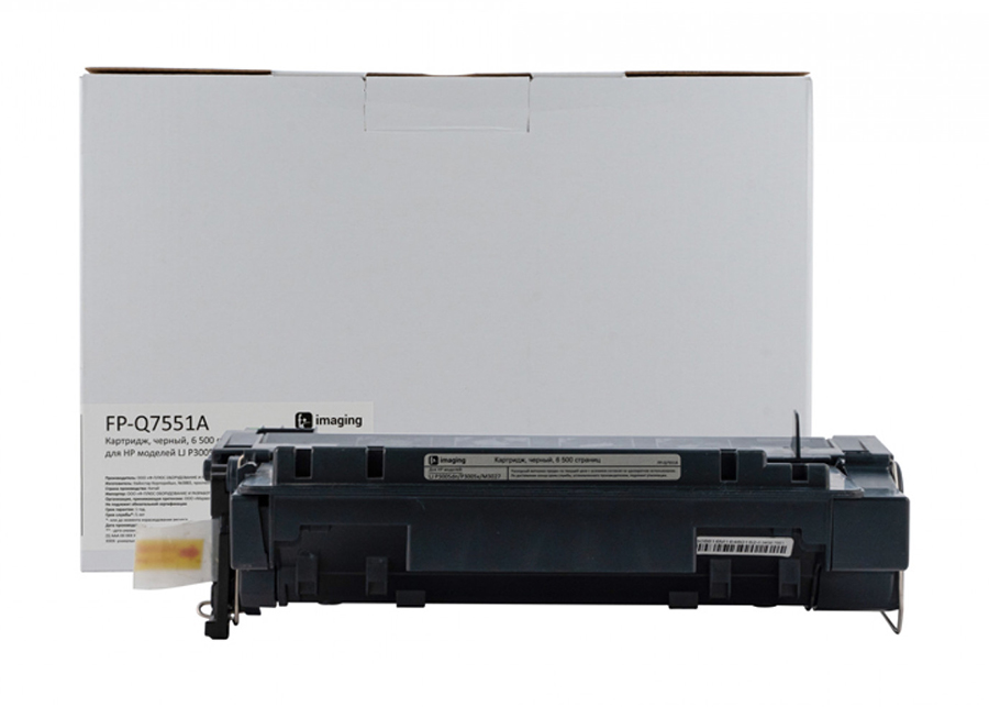 Картридж F+ Imaging FP-Q7551A, черный, 6500 стр.