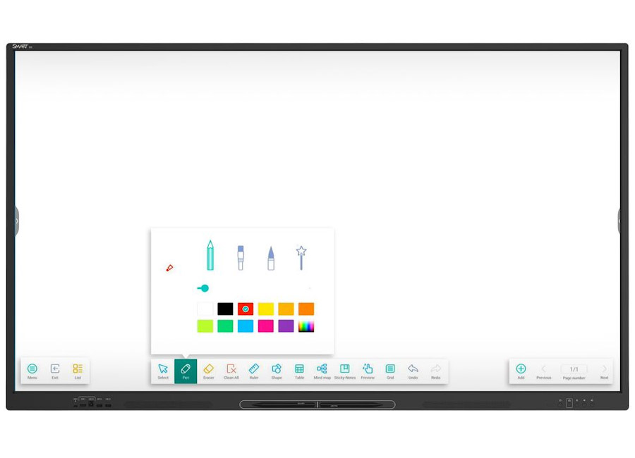 Интерактивная панель SMART SBID-GX186-V3, 86" 4K UHD, 8/64 GB, WiFi