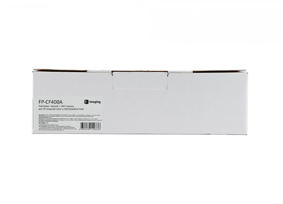 Картридж F+ Imaging FP-CF400A, черный, 1500 стр.