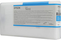 Картридж для плоттеров Epson T6532 Cyan 200 мл (C13T653200)