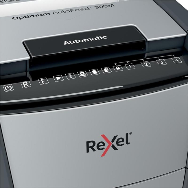 Шредер (уничтожитель) Rexel Optimum AutoFeed+ 300M (2x15 мм)